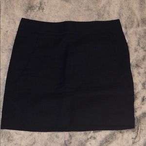 Tweed mini navy blue skirt